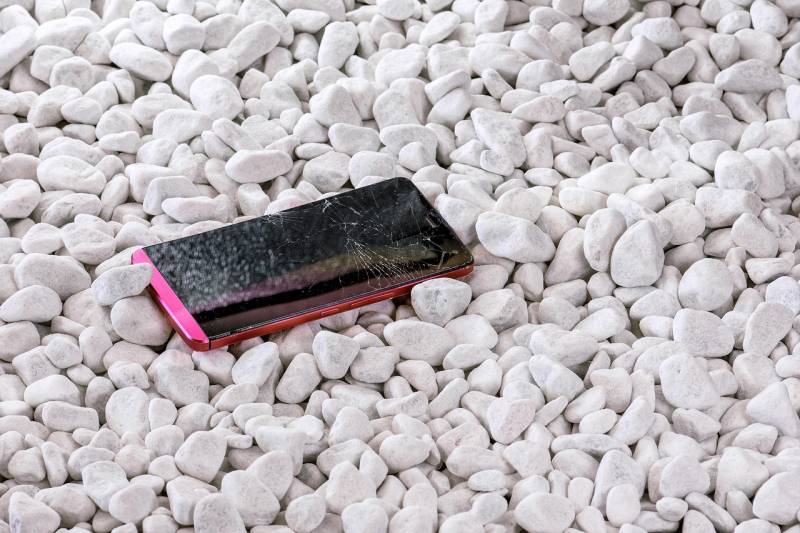 Smartphone cassé